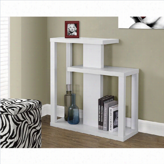 Monarch 322 Console Accent Table I N White