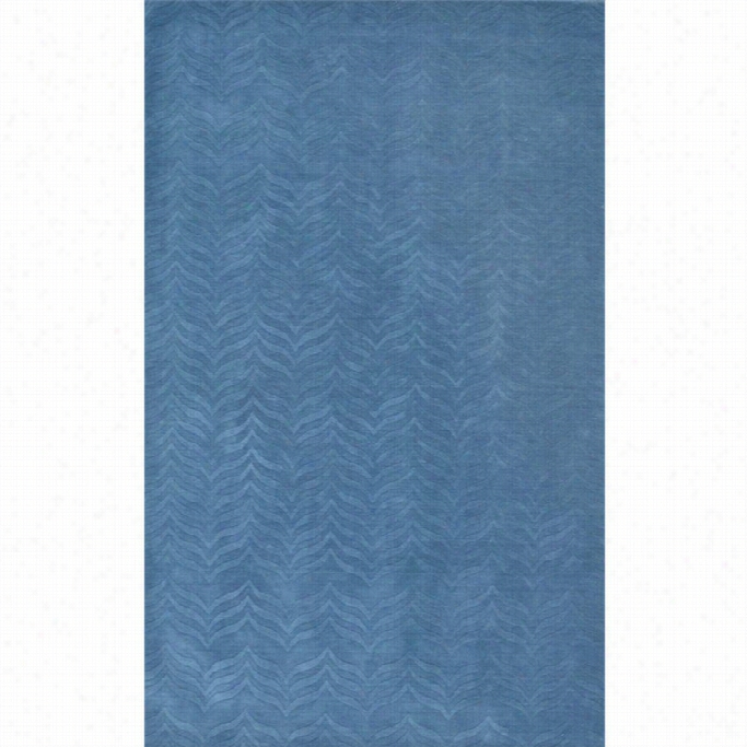 Nuloom 7' 6 X 9' 6 Hand Wooven Lundber Grug In Blue