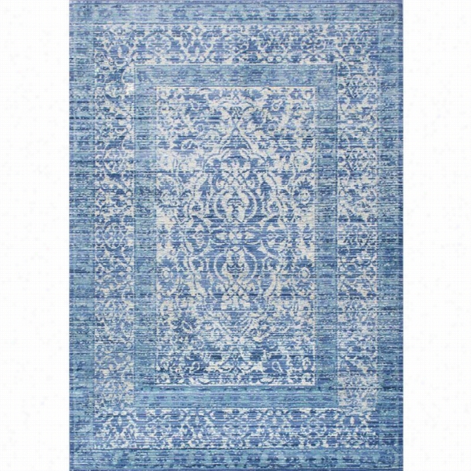 Nuloom 7'10 X 10'10 Vinage Siobhan Rug In Dark Blue