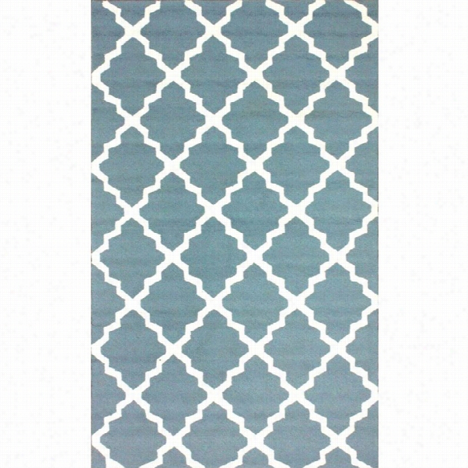Nuloom 8' X 10' Hand Hooked Fiona Area Rug In Light Blue