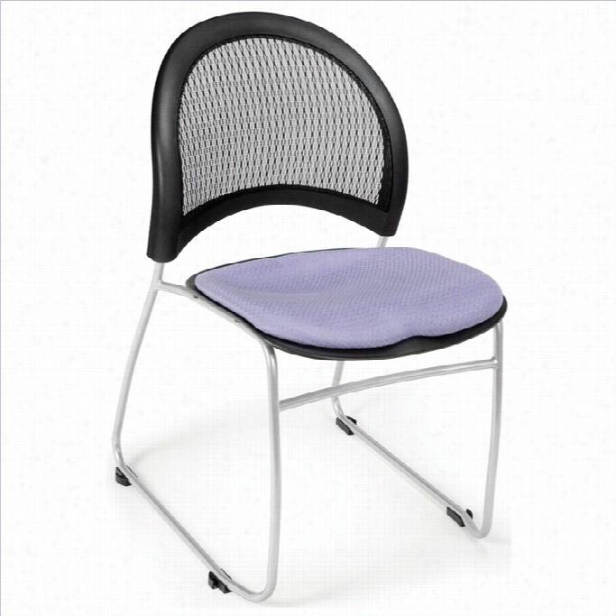 Ofm Moon Stack Stacking Chair In Lavender