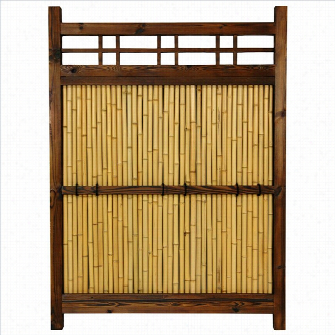 Orientalf Urniture 4' X3 ' Kumo Fence In Natural