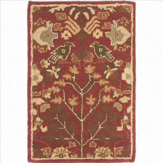 Safavieh Heritage Accent Rug In Red / Green