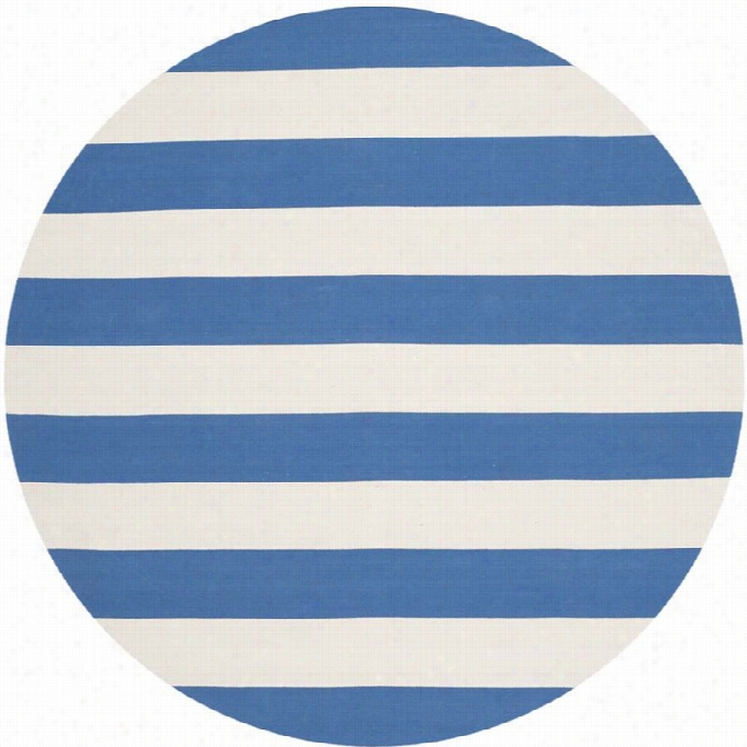 Safavieh Montauk Blue Contemporarr Rug - Round 6'