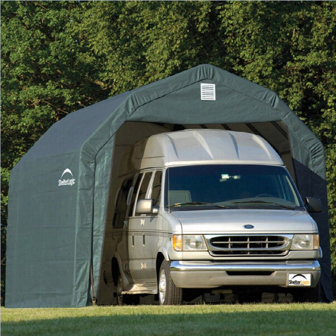 Shelterlogic 112'x24'x11' Barn Style Shleter In Green