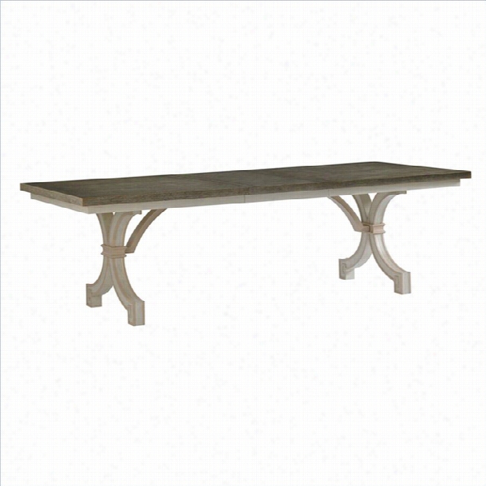 Stanley Furniiture Preserve St. Helena Trestle Dining Table In Orxhid