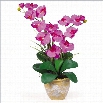 Nearly Natural Double Phalaenopsis Silk Orchid Flower Arrangement in Orchid