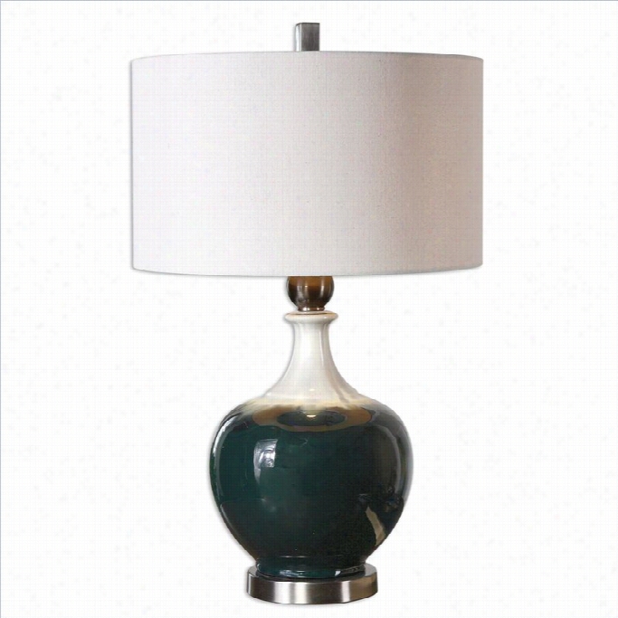 Uttermost Cadeo Ceramic Tab Le Lamp In Dark Bronze