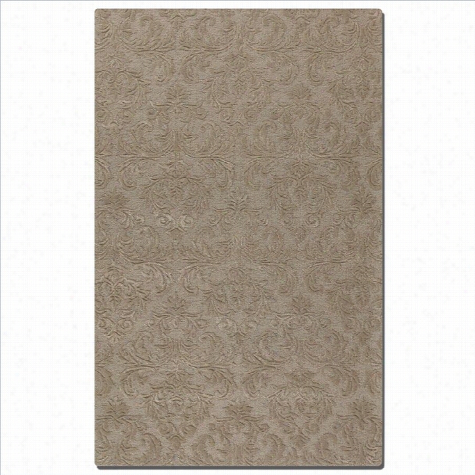 Uttermost St. Petersburg Wool Rug In Dove Ray-5 Ft X 8 Ft