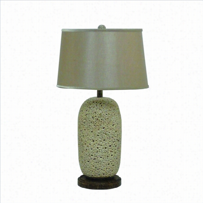 Yosemite H Ome Decor 29 Inch Resin Table Lamp With Fabric Shade