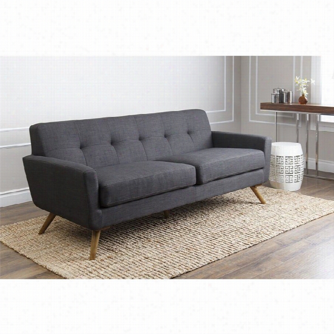 Abbyson Living  Bayview Faric Sofa In Grzy