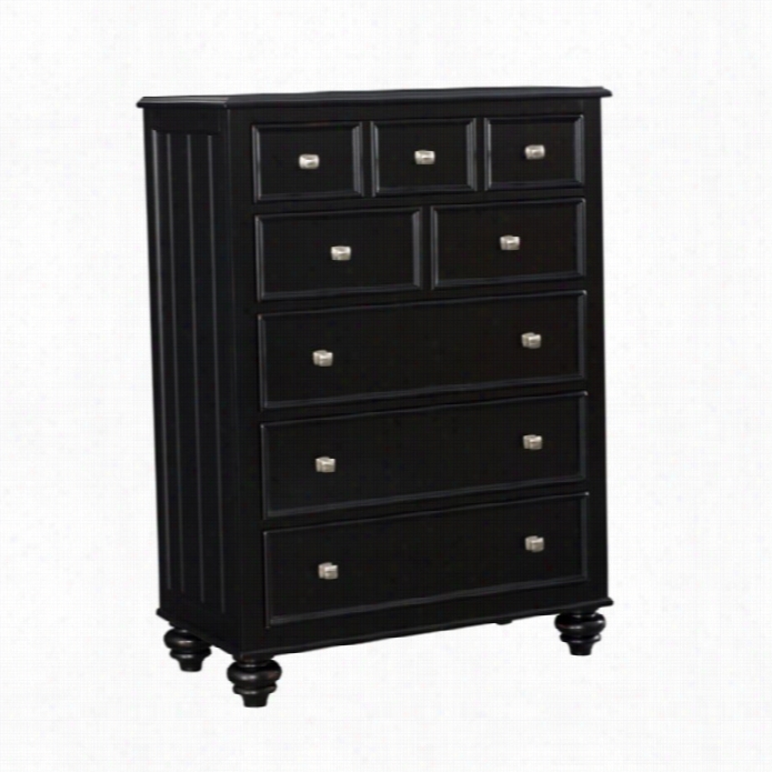 American Drew Camden Black 5 Drawer Chest