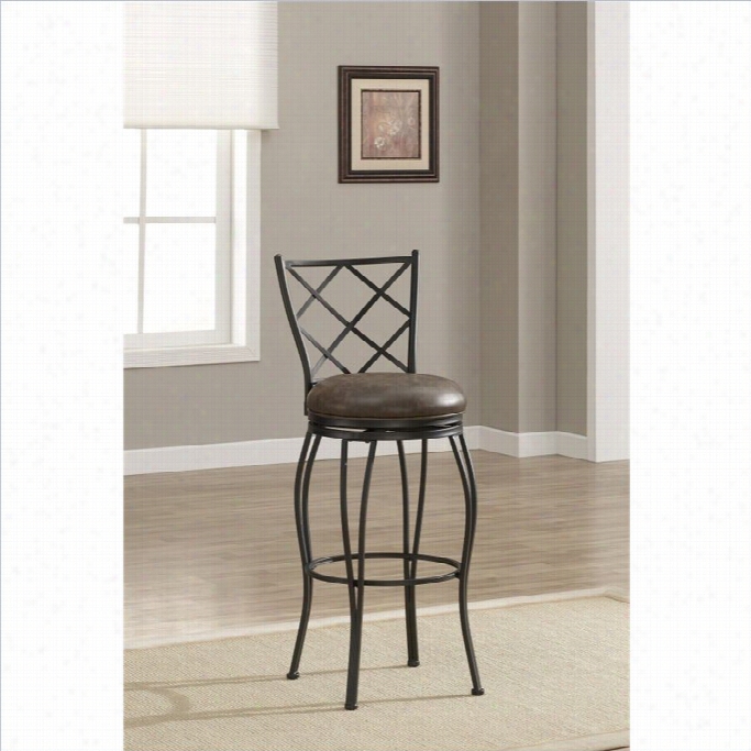 American Heritage Billiards Ava Obstacle Stool In Coco-26