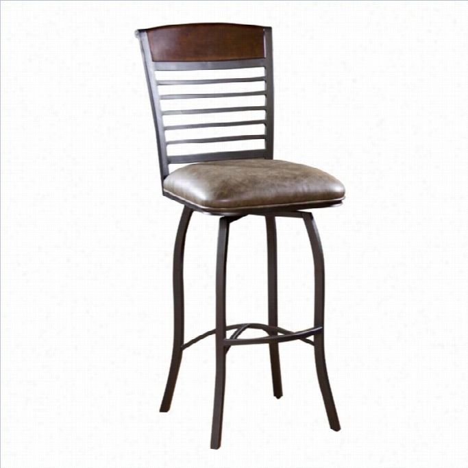 American Heritage Stefano Bar Stool In Coco-26 Inch