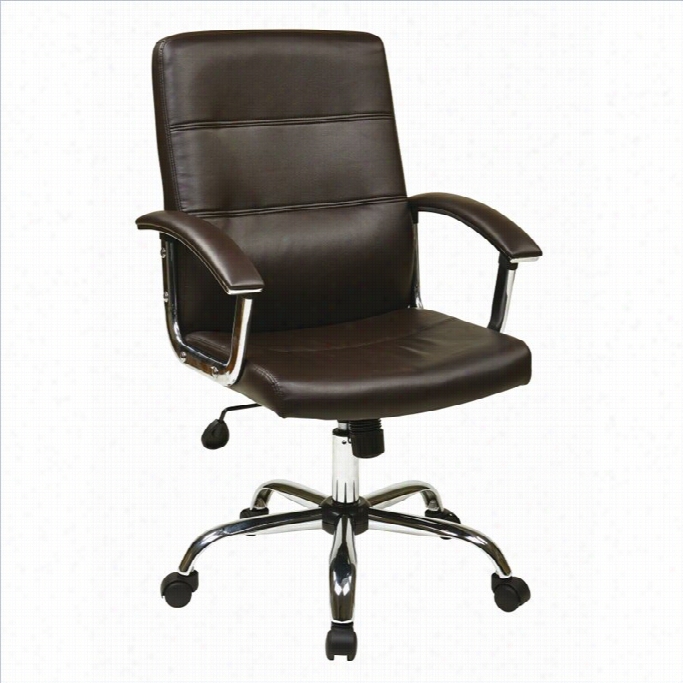 Avenue Six Malta Office Chair In Espresso