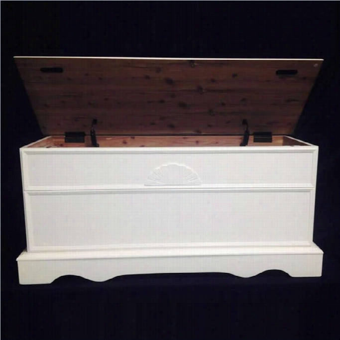 Bernards Kd Cedar Chest In White Finish