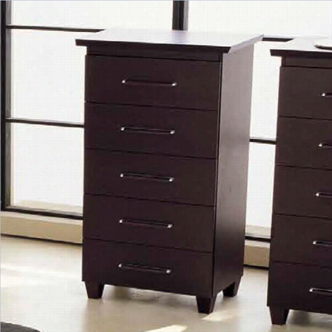 Camelgroup Miss Italia 5 Drawer Chest  In Matte Varnish 