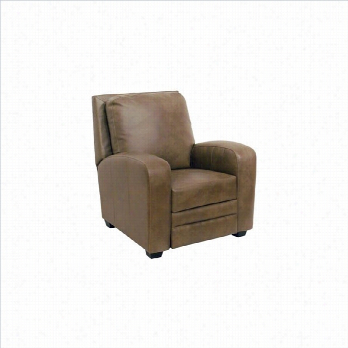 Catnapper Avant Leather No Handle Reclining Seat Of Justice In Mink