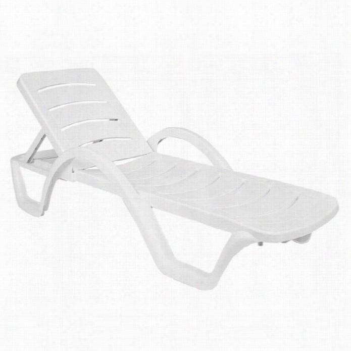 Compamia Sunrise Pool Chaise Lounge In White