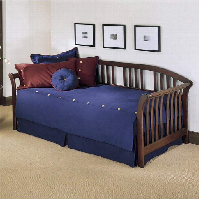 Fashion Bed Salem Daybed Witheuro Cover With A ~ And Pop Up In Mahogany