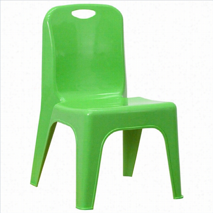 Flash Furniture Stackable School Chair In Green