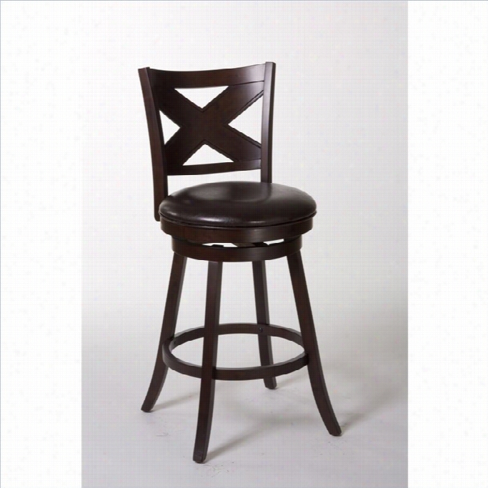 Hillsdale Ashbrook 25.75 Swivle Counter Stool In Cherry