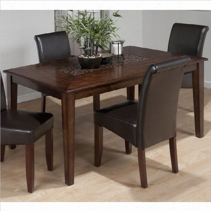 Jofran 697 Series Rectangular Dininng Table In Baroque Brown Accomplish