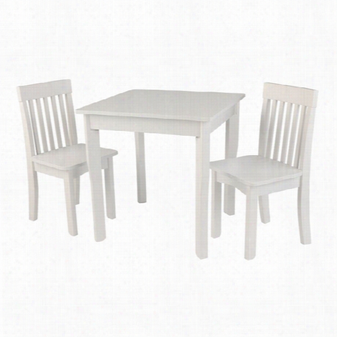 Kidkraft Avalon Tab Le And Avalon Chairs Set In White