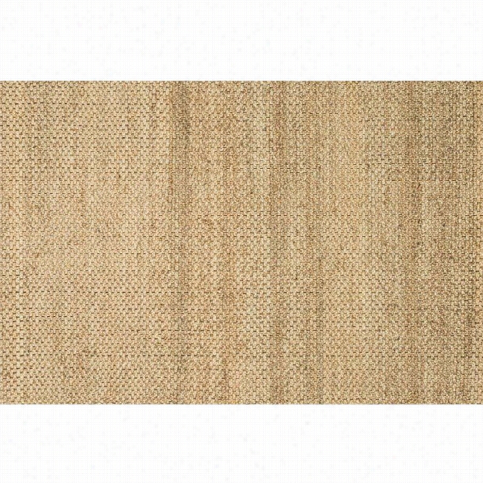 Loloii Eco 5' X 7'6 Hand Woven Jute Rug In Natural