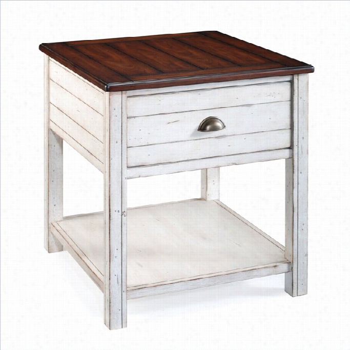 Magnussn Bellhaven Wood Rectangular End Table