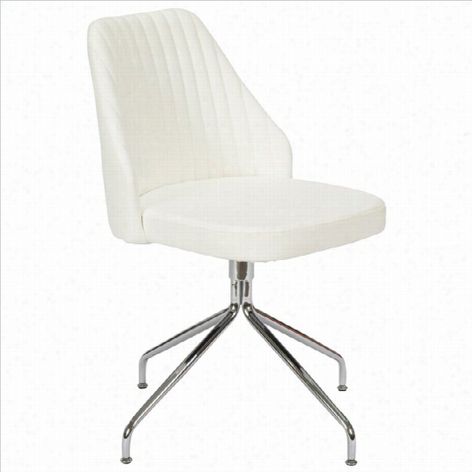 Moe's Conti Dining Chair In White
