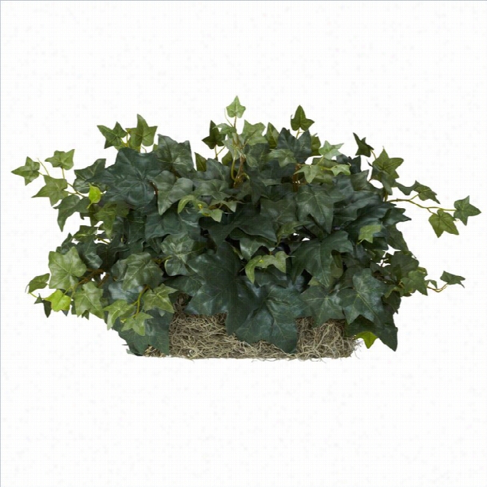 Nearly Natural Ivy Ldge Engender Sill Plant  In Green