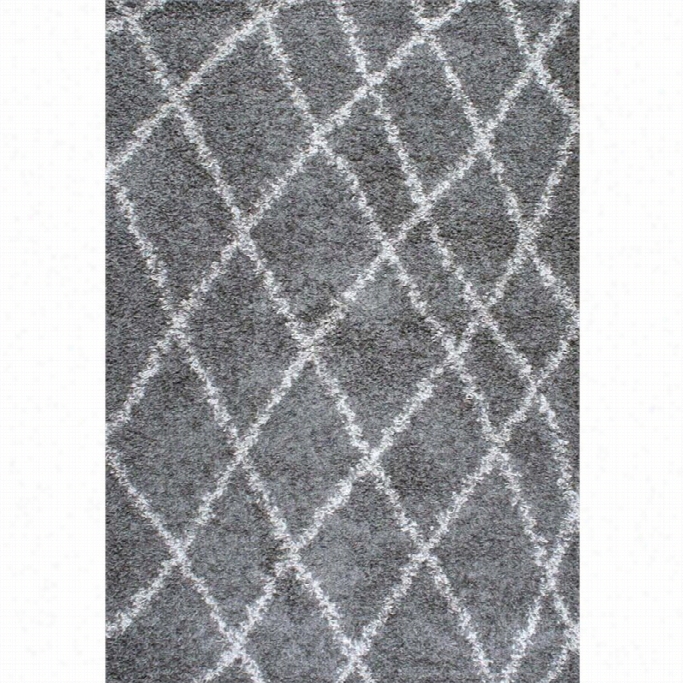 Nuloom 10'6 X 14' Alvera Easy Shag Rug In Gray