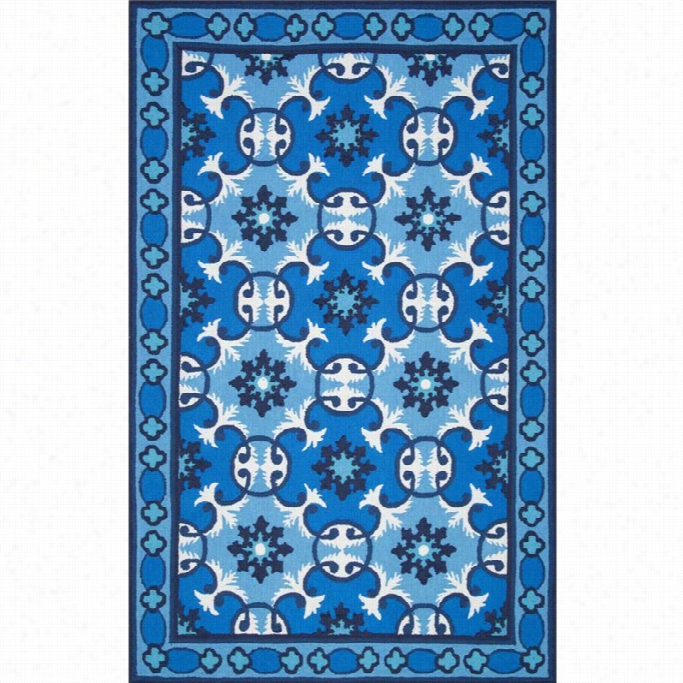 Nuloom 5' X 8' Hand Hooked Ledoux Rug In Blue