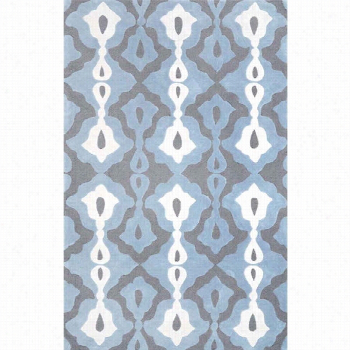 Nuloom 7' 6 X 9' 6 Hand Tufted Todd Rug In Slate Blue