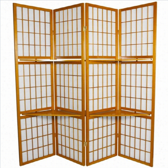 Oriental Furnitue Window Pane With Shelf Room Diider In Hnoey