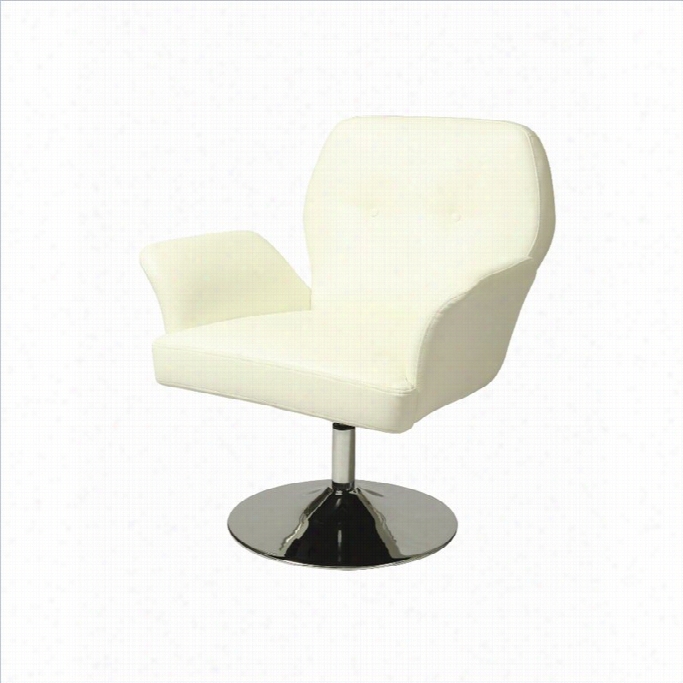 Pastel Furniture Zevi Fabric Arm Chair In Ivory