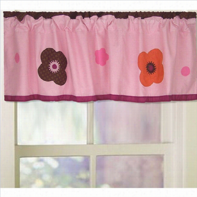 Pem America Flwoers For Hamna Multicolor Window Valance