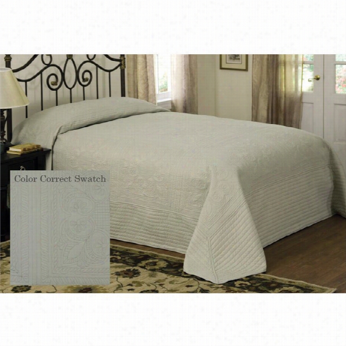 Pem America French Tile Microfiber Sham In Sage-standard