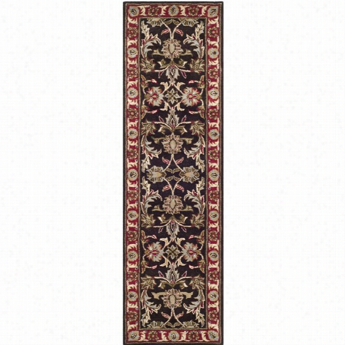 Safavieh Heritage Chocoltetrraditional Rug - Runner 2'3 X 14'