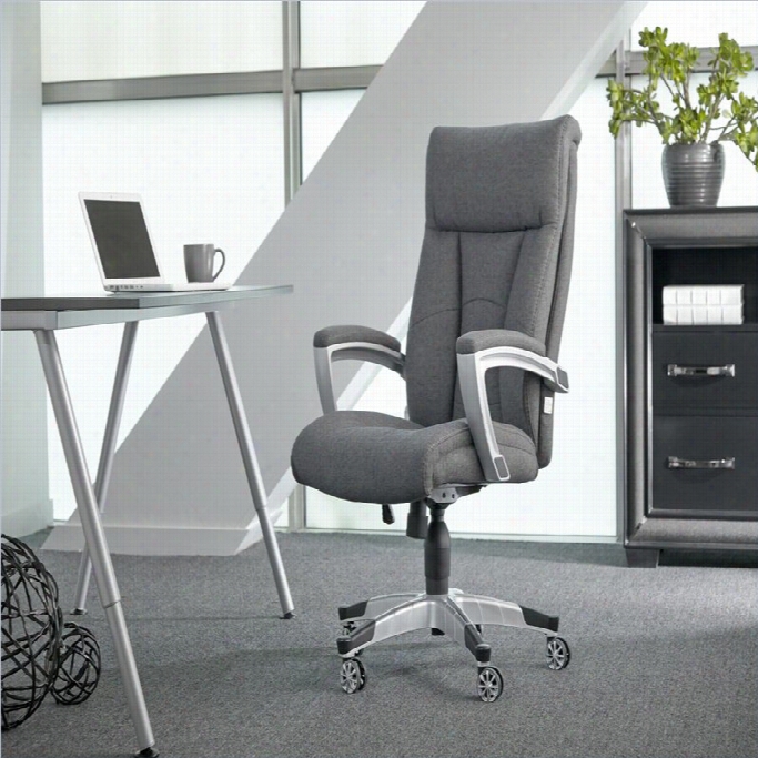 Sealy Posturepedic Fabric Cool Foam Chair In Grey