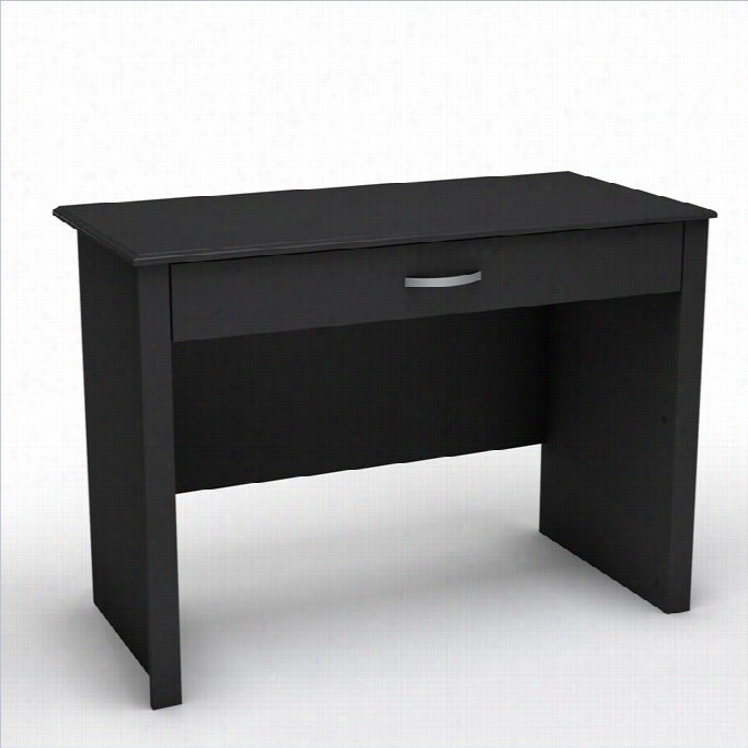 South Shore Scretary Desk In Grave Blak Finish