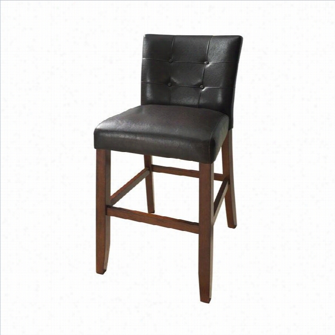 Steve Gentle Coompa Ny Montibello 30 Bar Stool  In Dark Borwn (set Of 2)