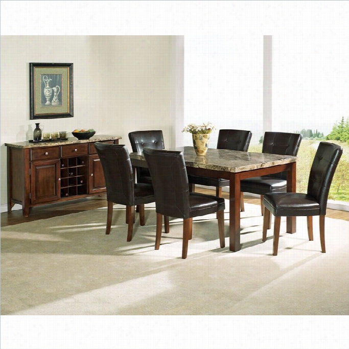 Steve Sjlver Company Mo Ntibello 8 Piece 64 Dining Set