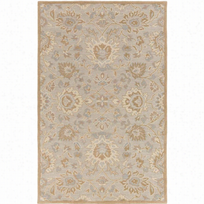 Surya Castello 8' X 10' Hand Tuftrd Wool Rug In Taupe