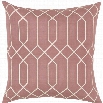 Surya Skyline Poly Fill 20 Square Pillow in Rust