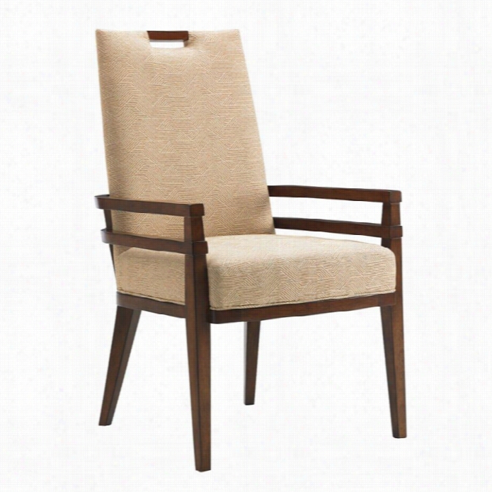 Tommy Bahama Island Fusion Coles Bay Fabric Arm Chair In Good