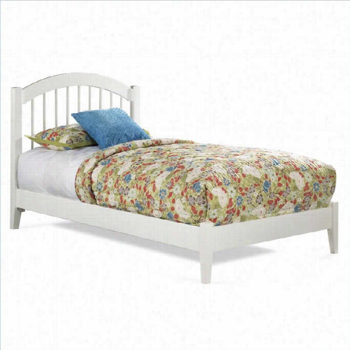 Atlantic Furniture Windsor Platform Bed With Trundle N Whtie