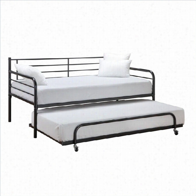 Dhp Trundle For Metal Daybed In Black