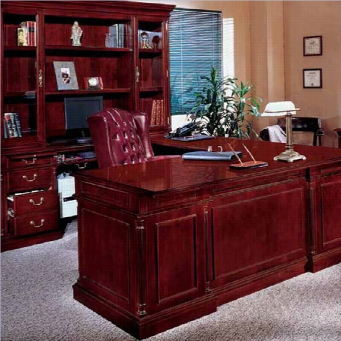 Dmi Keswick Left Executive U-desk-wood & Veneer